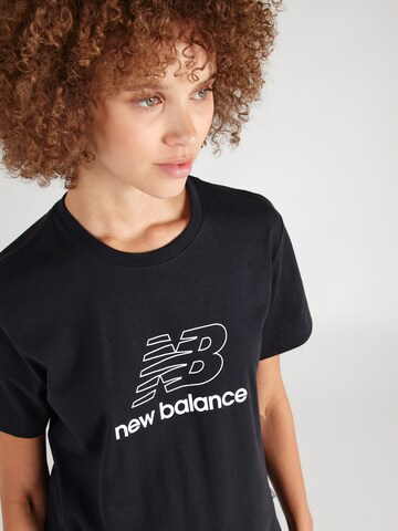 new balance - Camiseta en negro