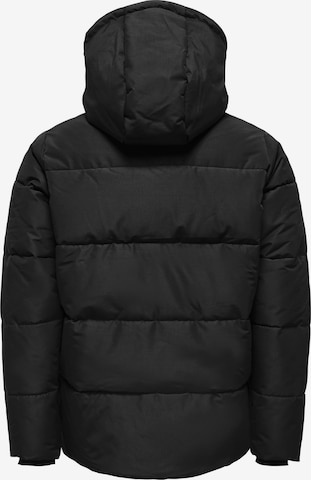 Only & Sons Winter Jacket 'Carl' in Black