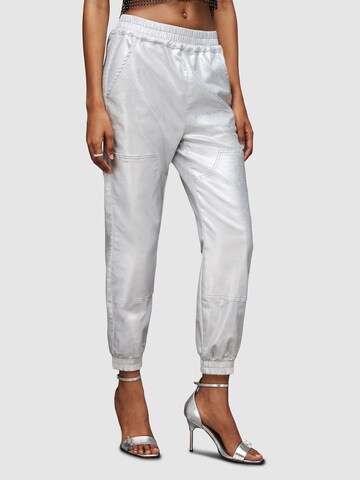 AllSaints Tapered Pants 'YARA' in Silver