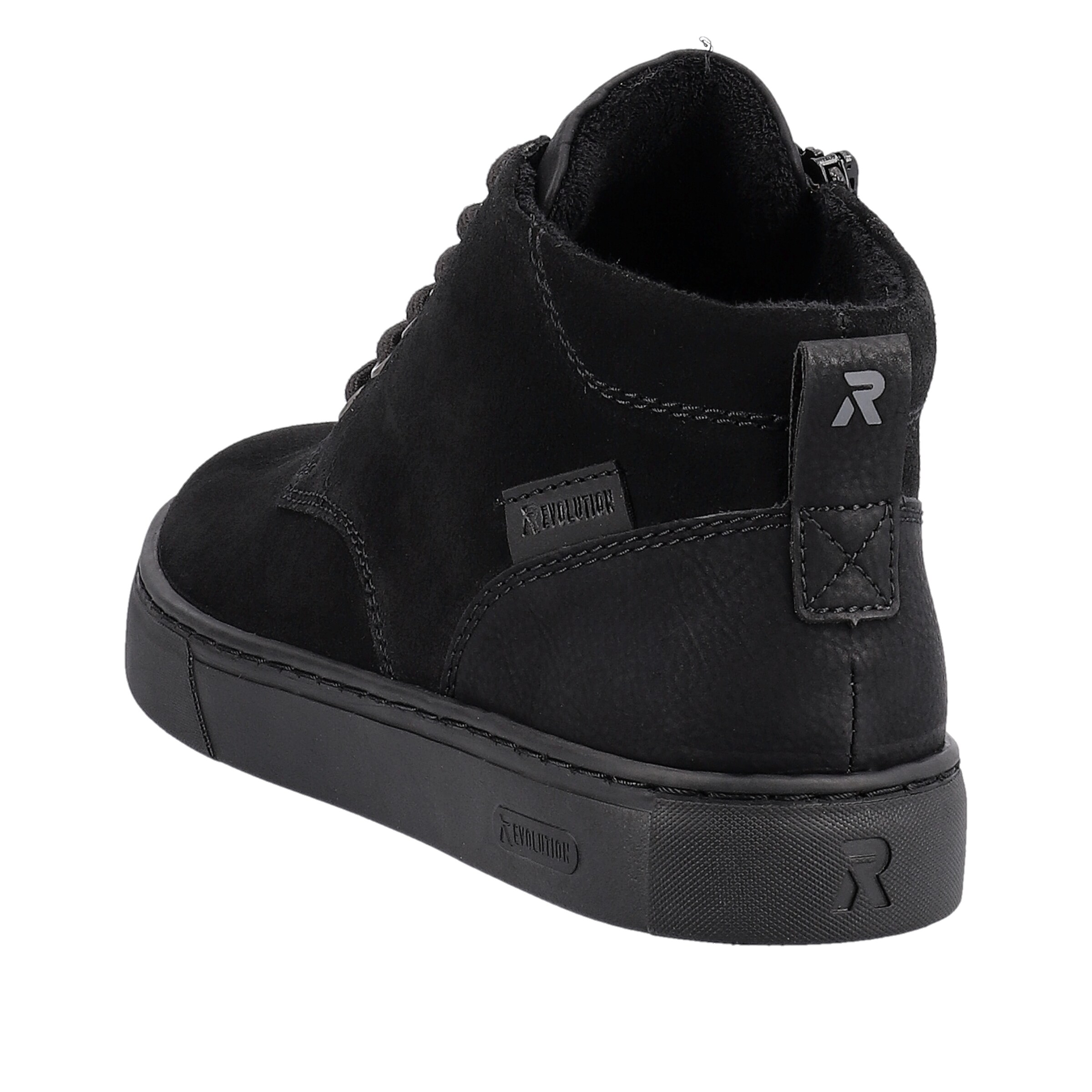 Rieker Sport Lace-Up Boots in Black