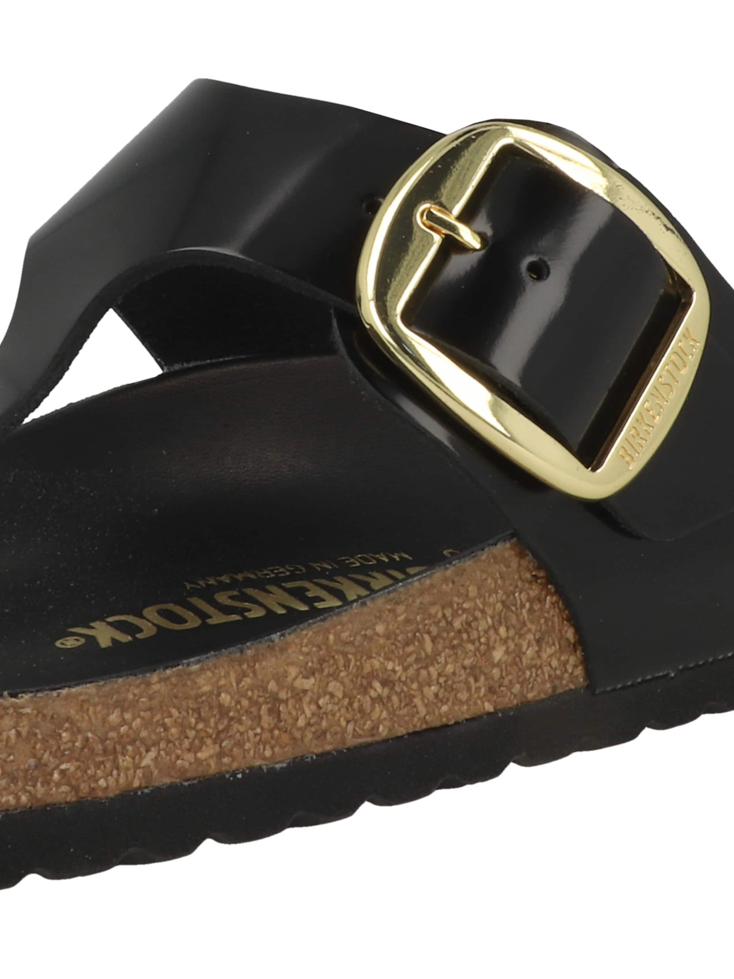 BIRKENSTOCK T-Bar Sandals 'Gizeh' in Black