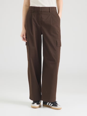 Regular Pantalon cargo Calvin Klein Jeans en marron : devant