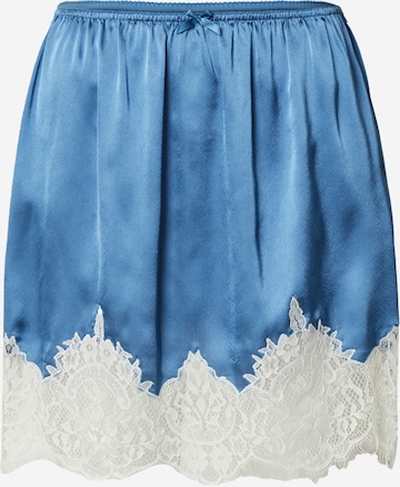 TOPSHOP Skirt in Blue: front