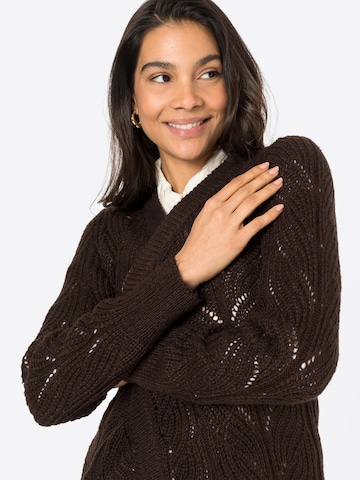 OBJECT Knit Cardigan 'Nova Stella' in Brown