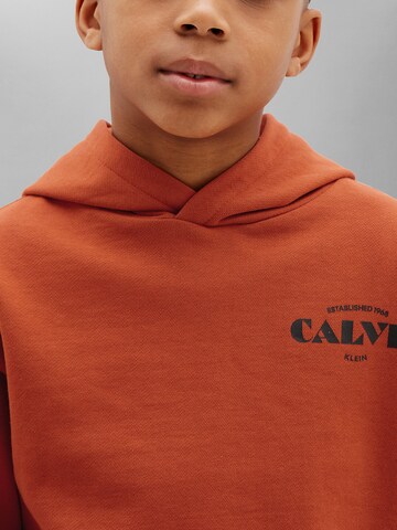 Calvin Klein Jeans Sweatshirt in Orange