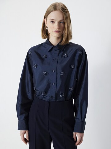 Ipekyol Blouse in Blauw: voorkant