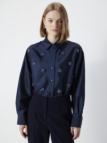 Ipekyol Blouse in Blue: front