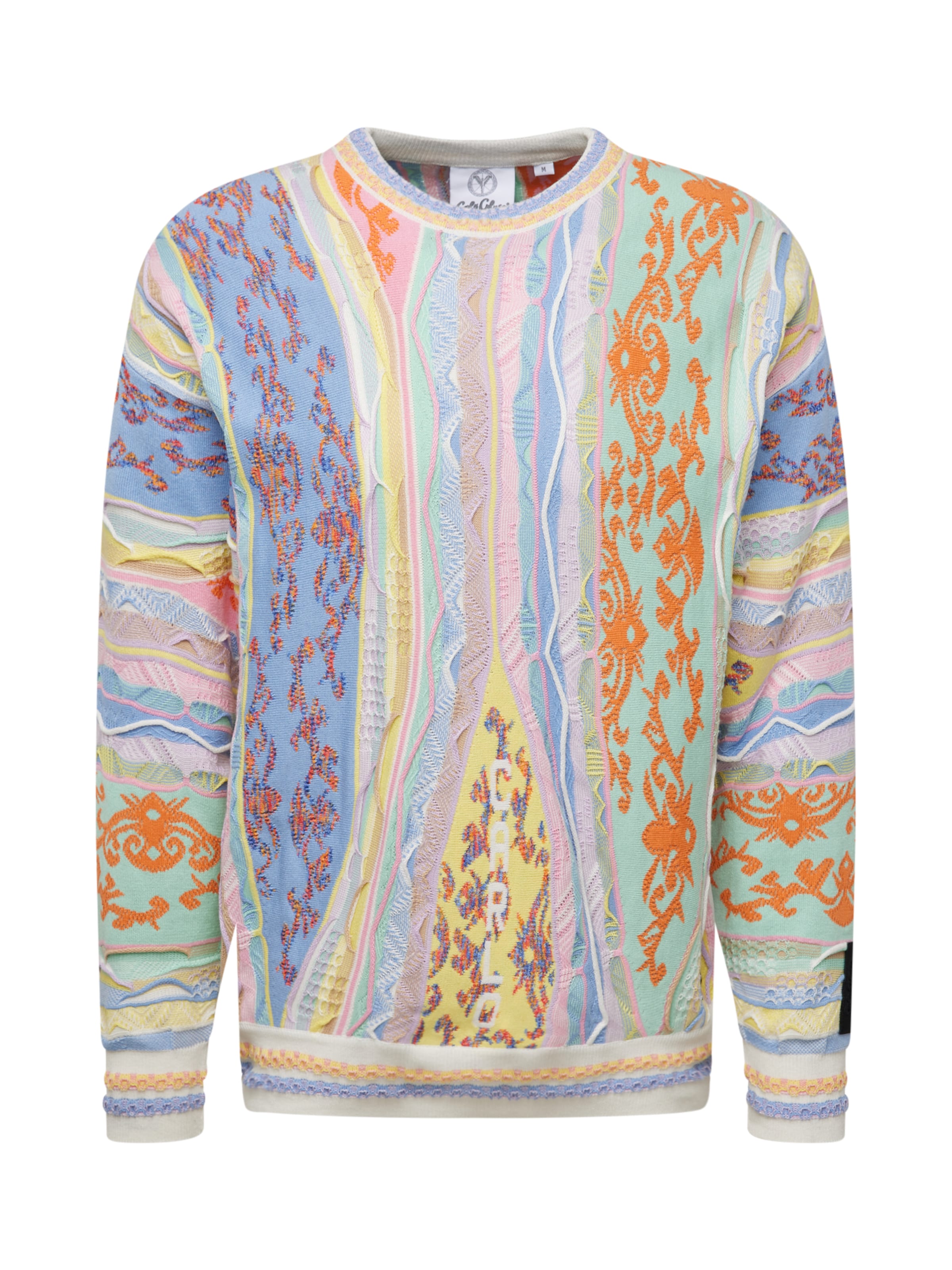 Pull-over 'di Cicco' Carlo Colucci en mélange de couleurs : devant