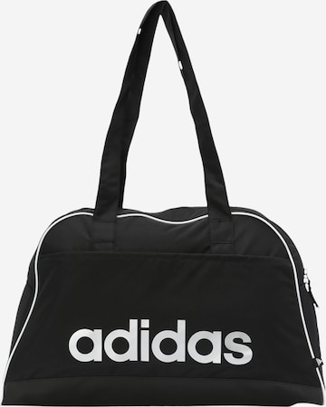 ADIDAS SPORTSWEAR Sports Bag 'Essentials Linear Bowling' in Black: front