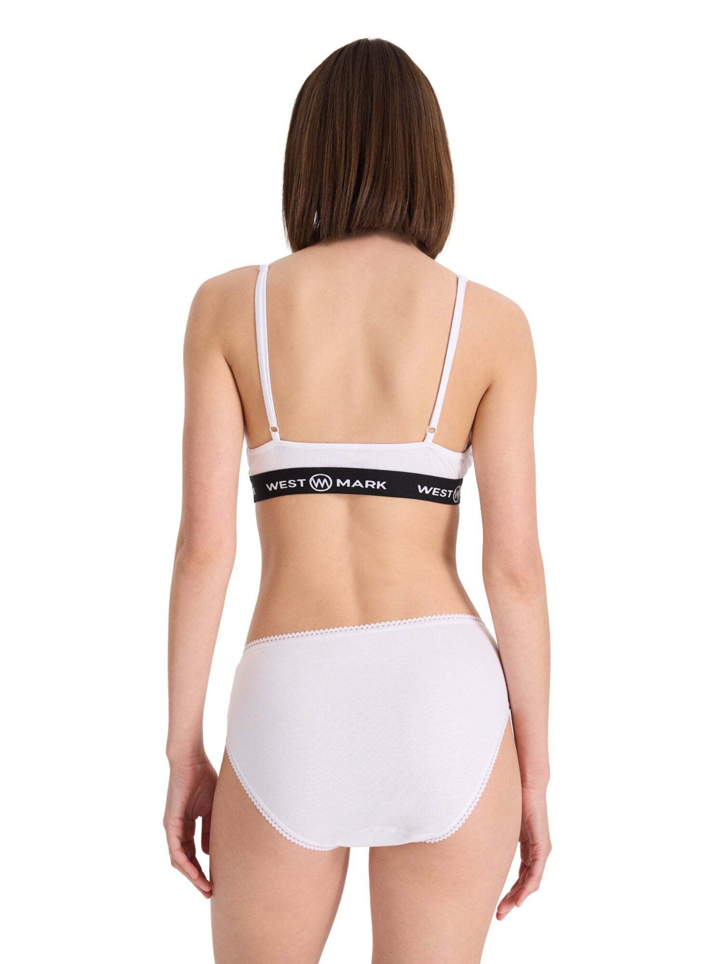 Slip 'EVA' di WESTMARK LONDON in bianco