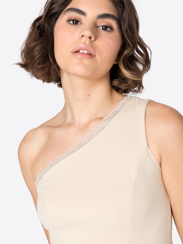 Robe de cocktail 'JANINE' WAL G. en beige