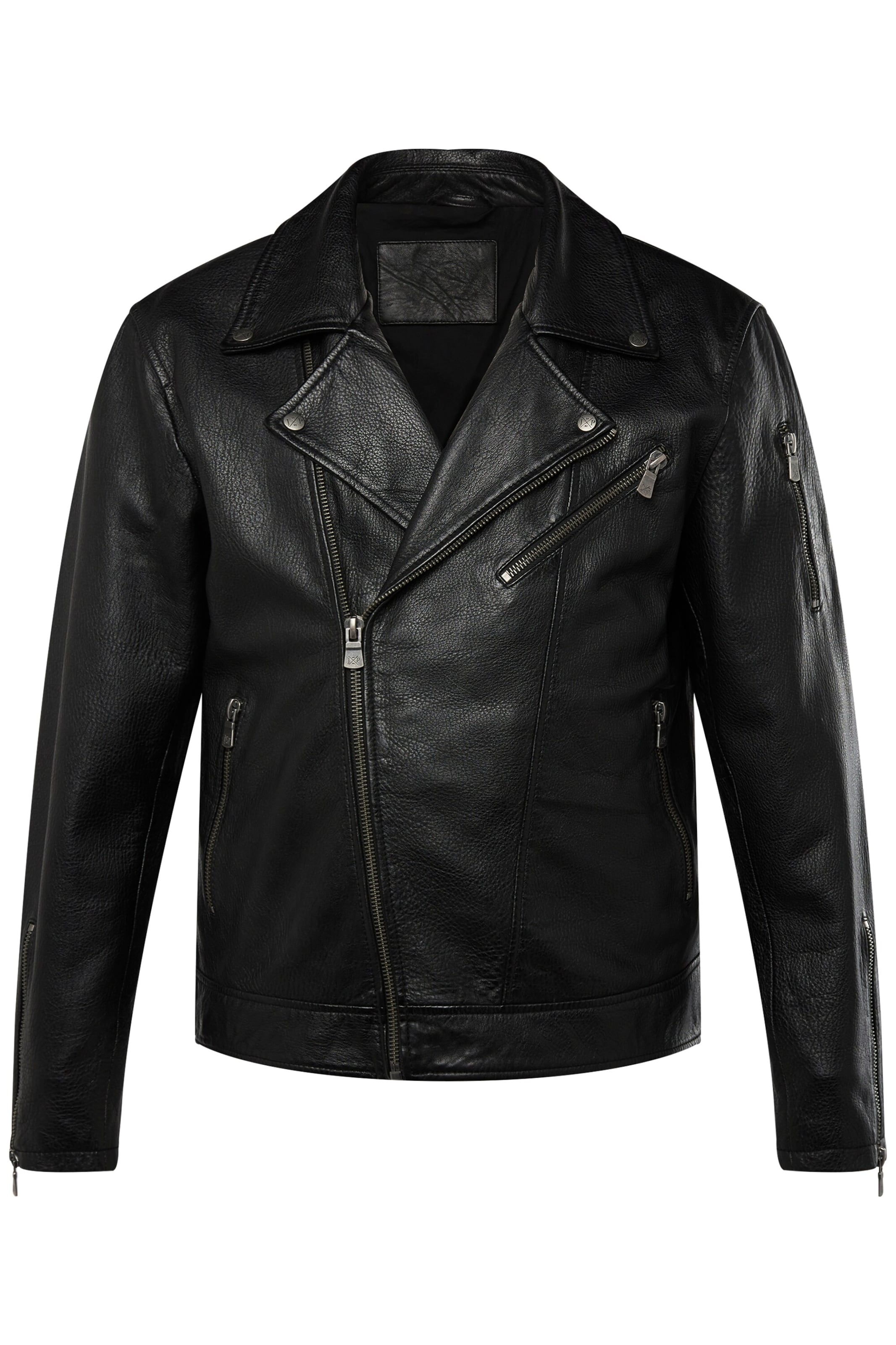 JP1880 Tussenjas in Zwart: voorkant