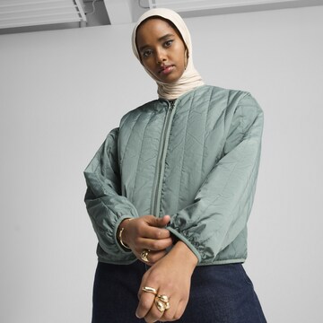 Veste mi-saison PUMA en vert : devant