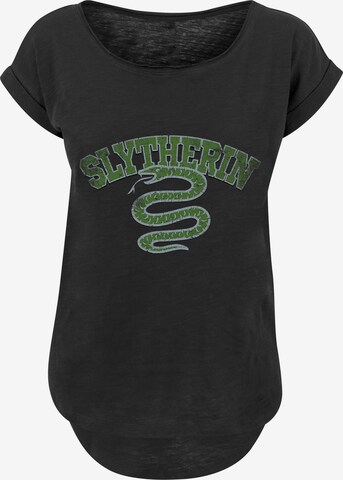 T-shirt 'Harry Potter Slytherin Sport Wappen' F4NT4STIC en noir : devant