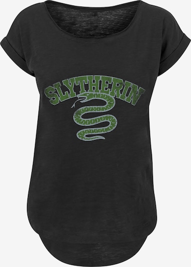 F4NT4STIC T-Shirt 'Harry Potter Slytherin Sport Wappen' in grün / schwarz, Produktansicht