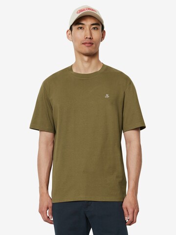 T-Shirt Marc O'Polo en vert : devant