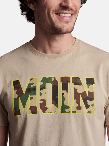 salzhaut Shirt 'Diek - Moin' in Grey: front