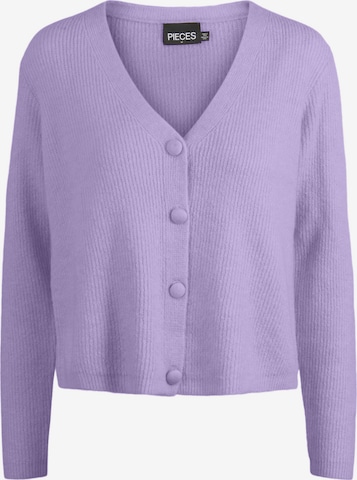 PIECES Cardigan i lilla: forside