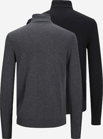 JACK & JONES - Pullover 'Emil' em cinzento