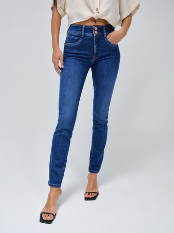 Skinny Jean Salsa Jeans en bleu : devant