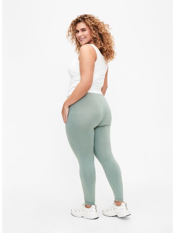 Zizzi Skinny Legíny – zelená