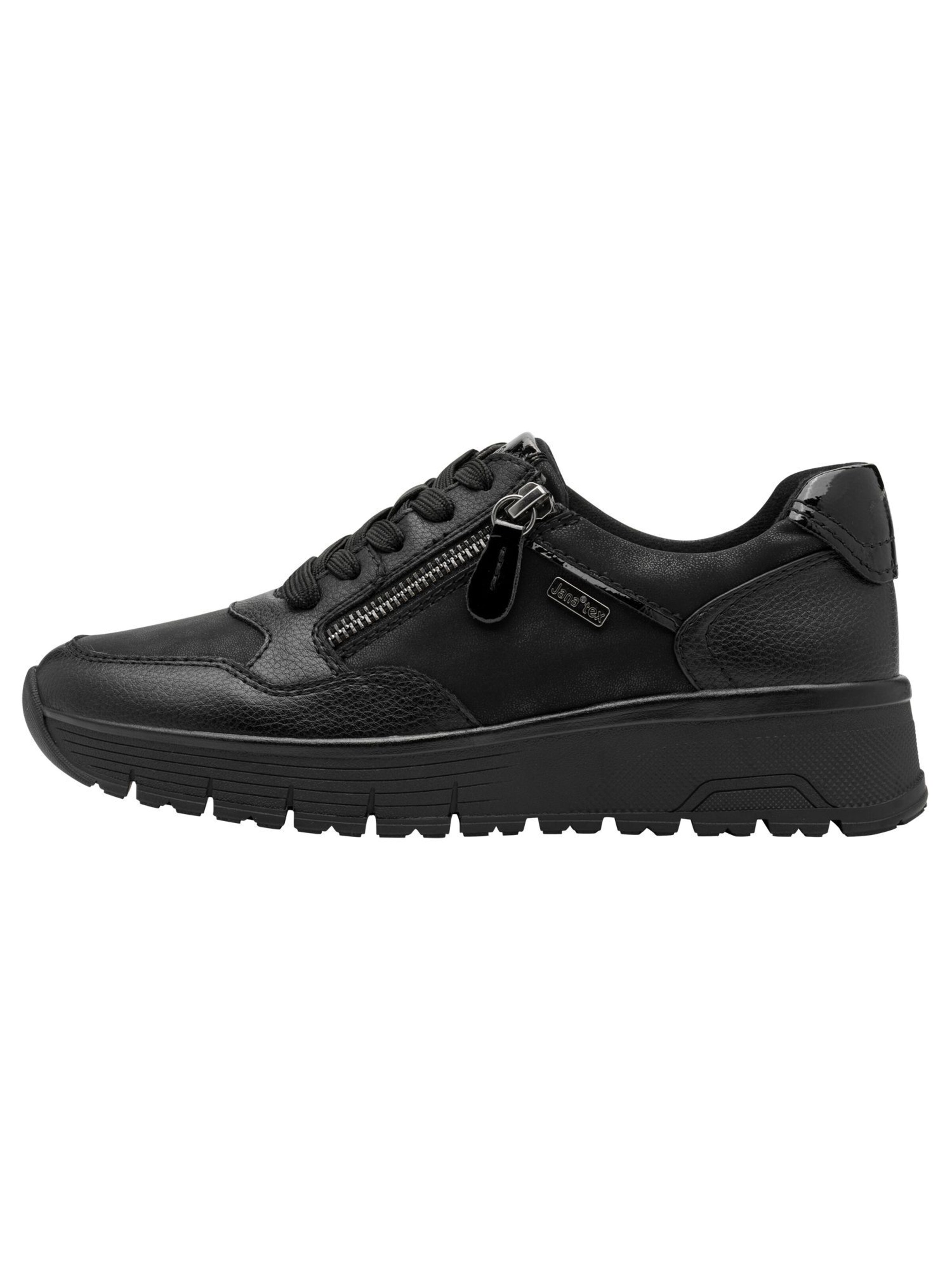 JANA Sneaker in Schwarz