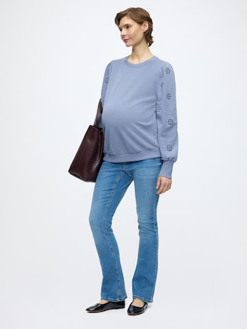 Bluză de molton 'OLMFEMME' de la Only Maternity pe albastru