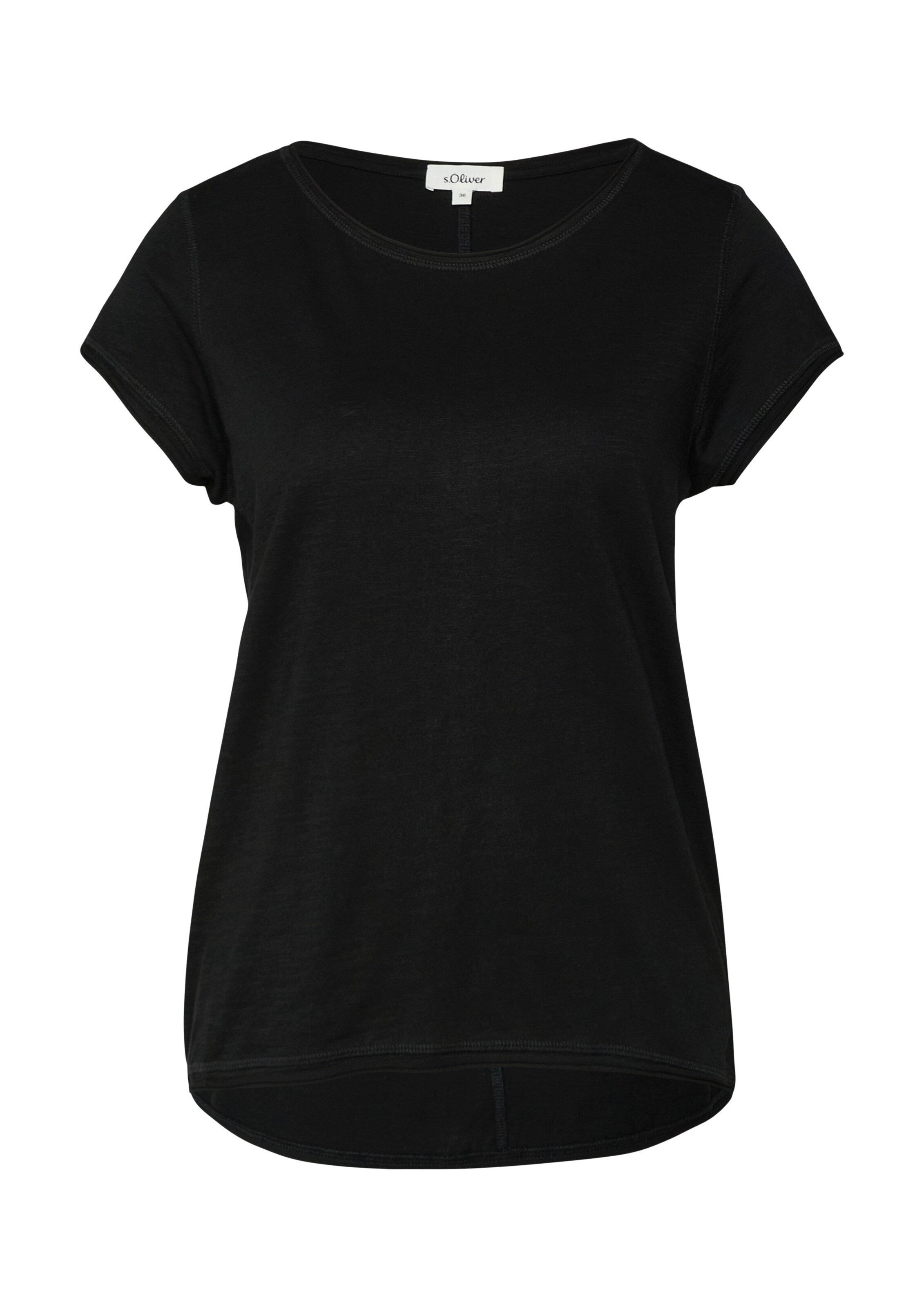 T-shirt s.Oliver en noir : devant