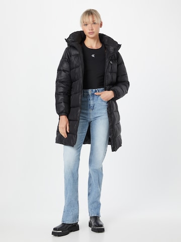Calvin Klein Jeans Vinterfrakke i sort
