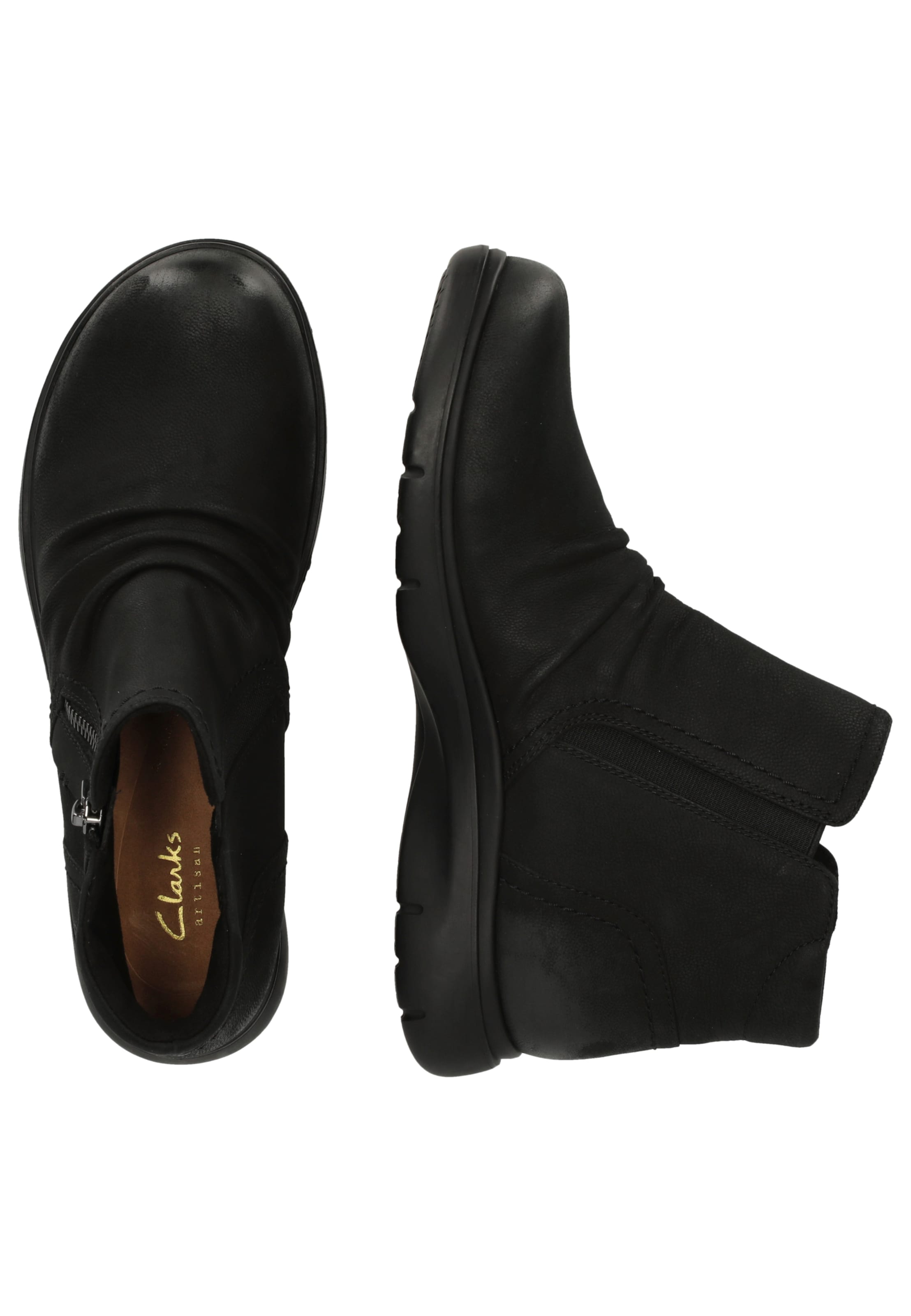 CLARKS Stiefelette in Schwarz