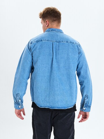 Dxnmxrk Shirt 'DXFabian' in Blauw