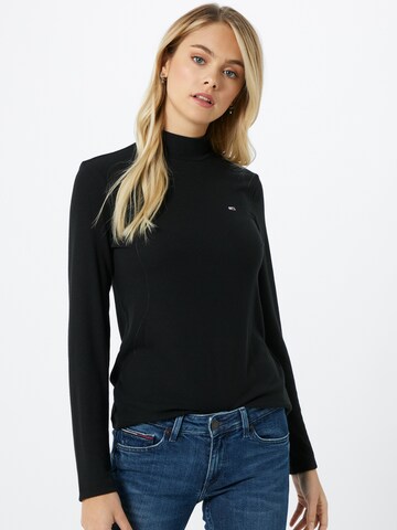 T-shirt Tommy Jeans en noir : devant