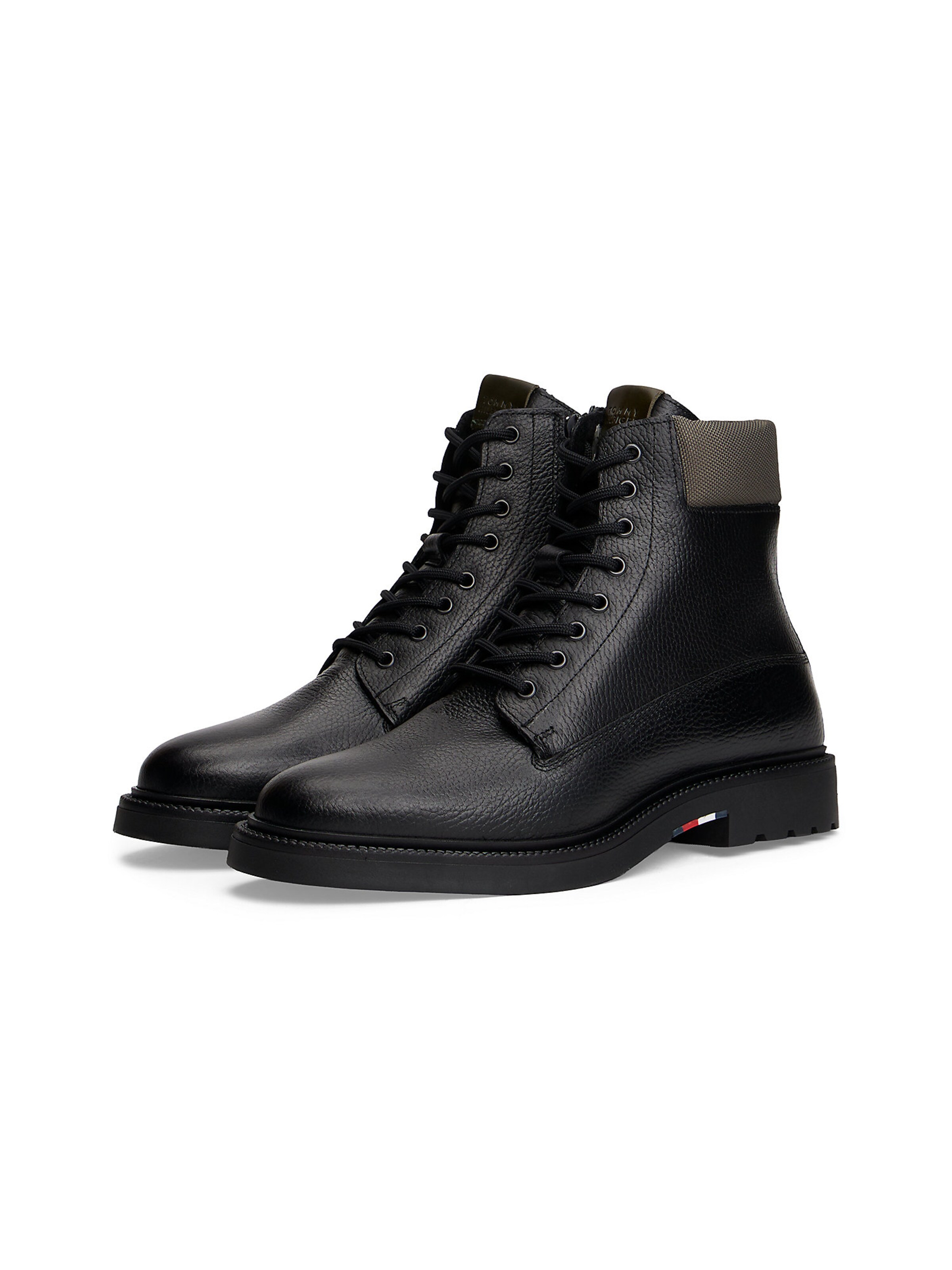 TOMMY HILFIGER Lace-up boots in Black