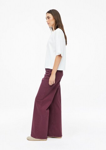s.Oliver Wide leg Jeans 'Suri' in Red
