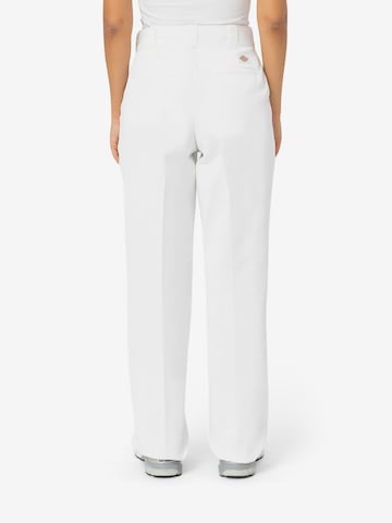 Regular Pantaloni cu dungă '874' de la DICKIES pe alb