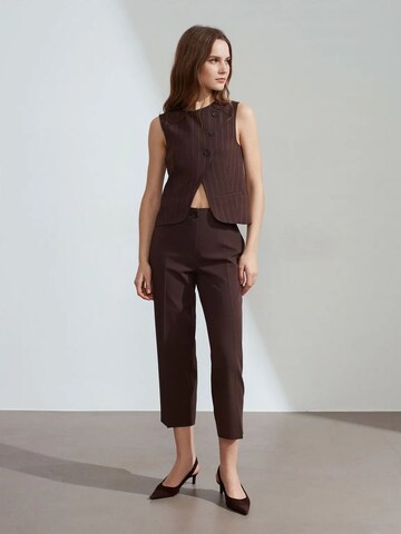 Dilvin Vest in Brown