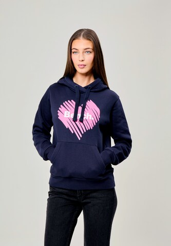 BENCH Sweatshirt in Blau: Vorderseite
