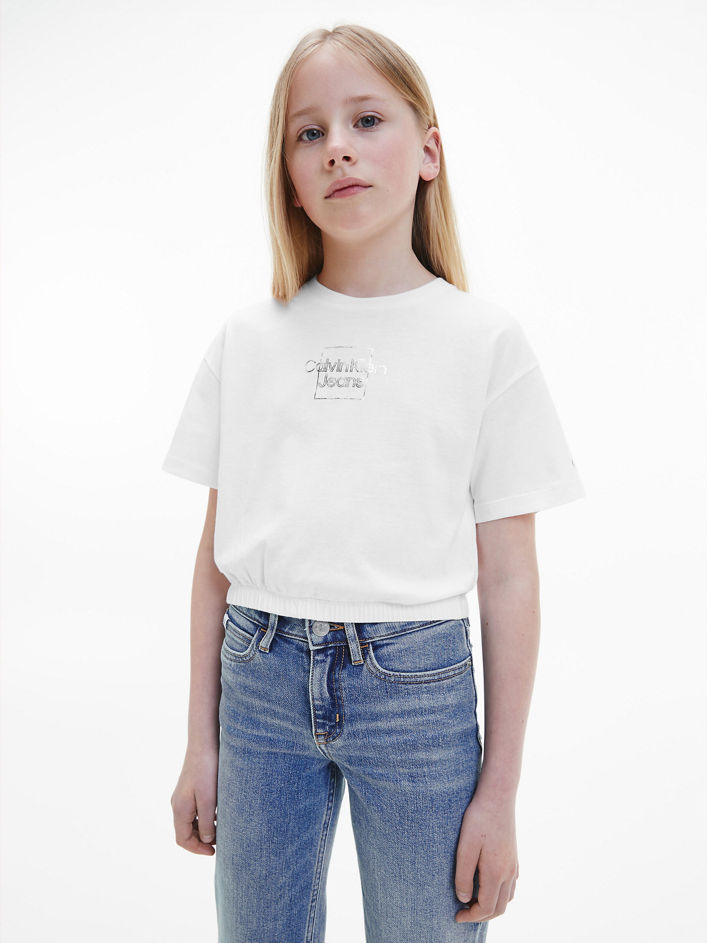 DE 176 Mädchen Bekleidung Shirts & Tops Tops Calvin Klein Mädchen Top Gr 
