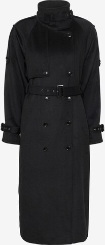 Gestuz Between-Seasons Coat 'Avilon' in Black: front