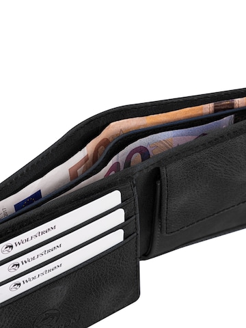 Wolfstrøm Wallet in Black