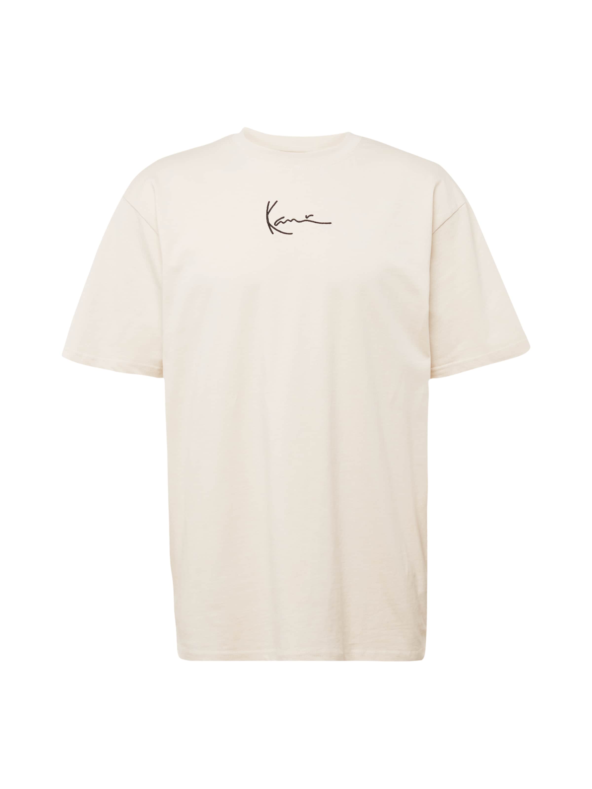 Karl Kani Shirt ' Small Signature Essential T' in Beige: front