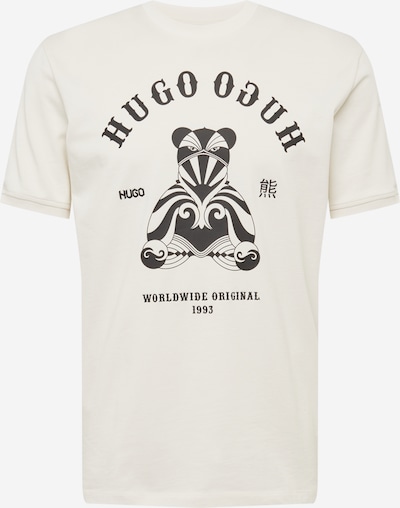 Maglietta 'Duto' HUGO di colore nero / bianco naturale, Visualizzazione prodotti