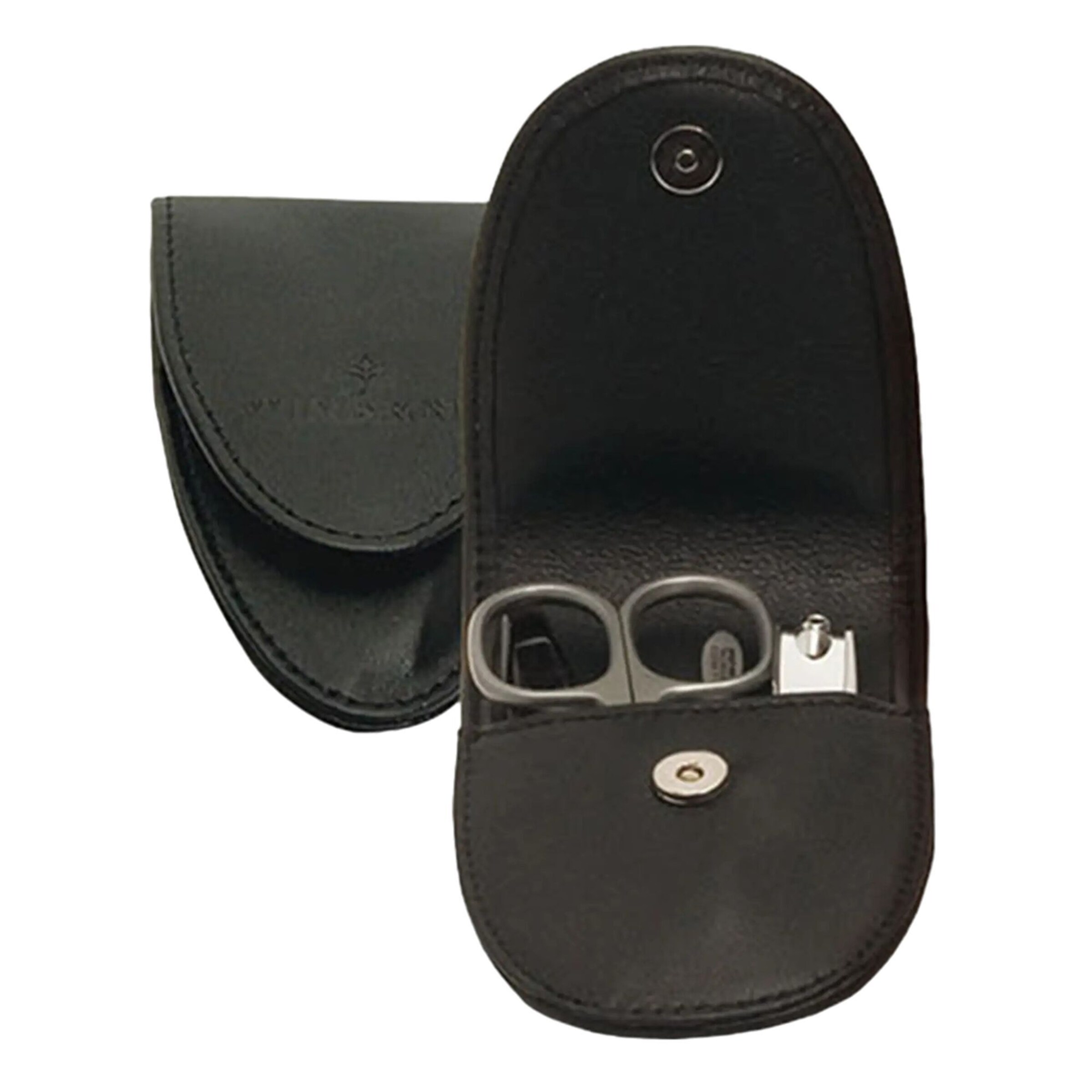 WINDROSE Toiletry bag 'Nappa' in Black