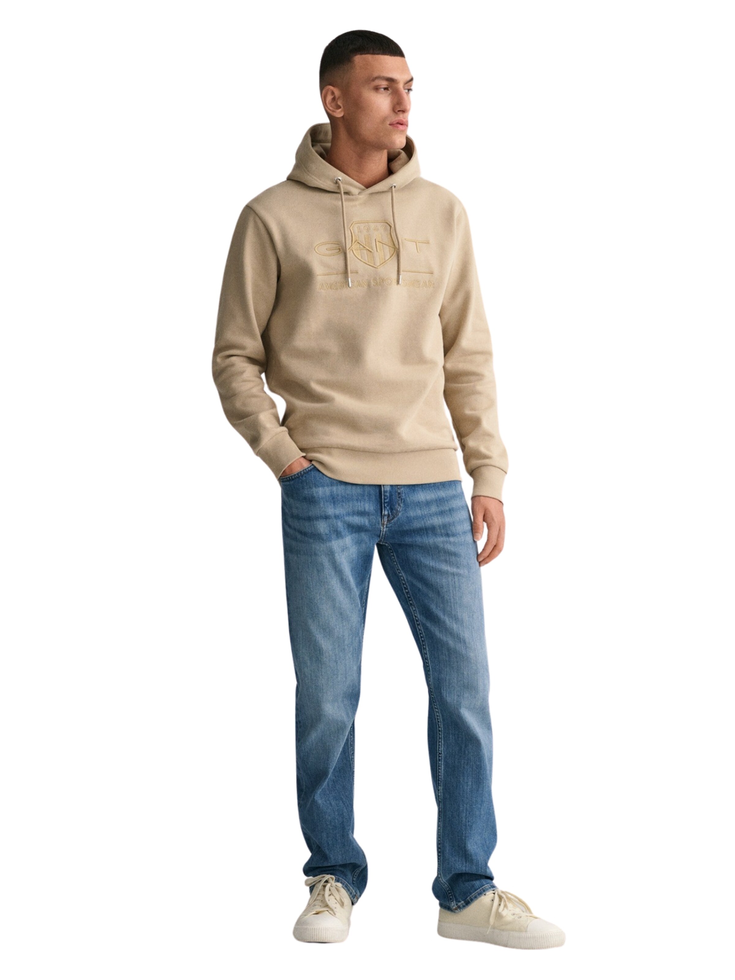 GANT Bluzka sportowa w kolorze beżowy