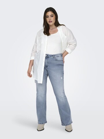 ONLY Carmakoma Flared Jeans 'CARWILLY' in Blue