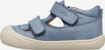 NATURINO Offene Schuhe 'PUFFY' in Blau: Vorderseite