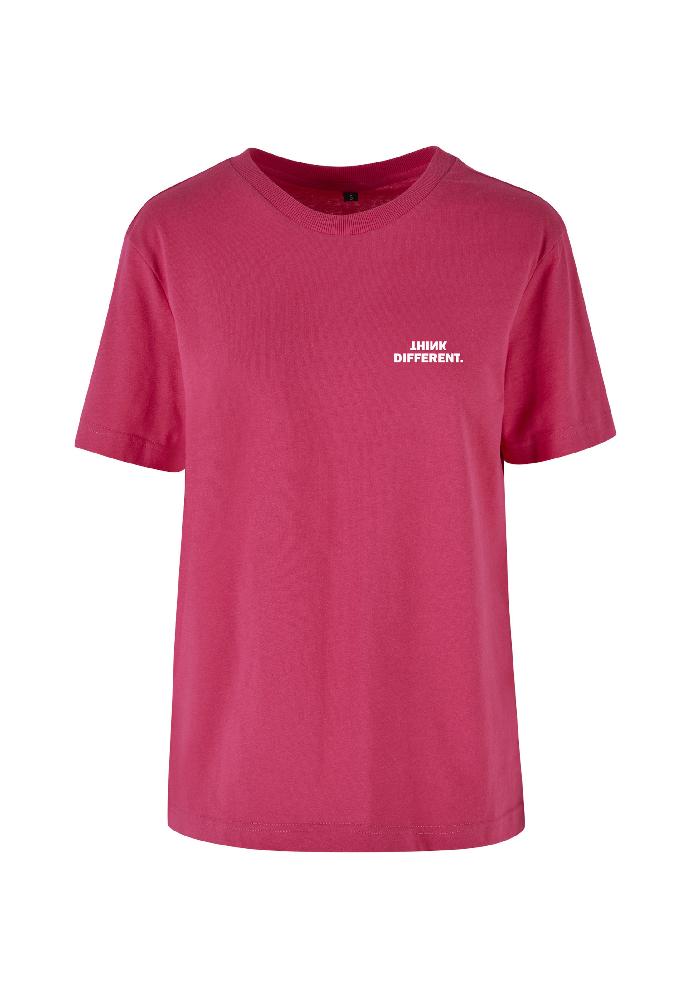 Urban Classics T-Shirt 'Think' in Pink: Vorderseite