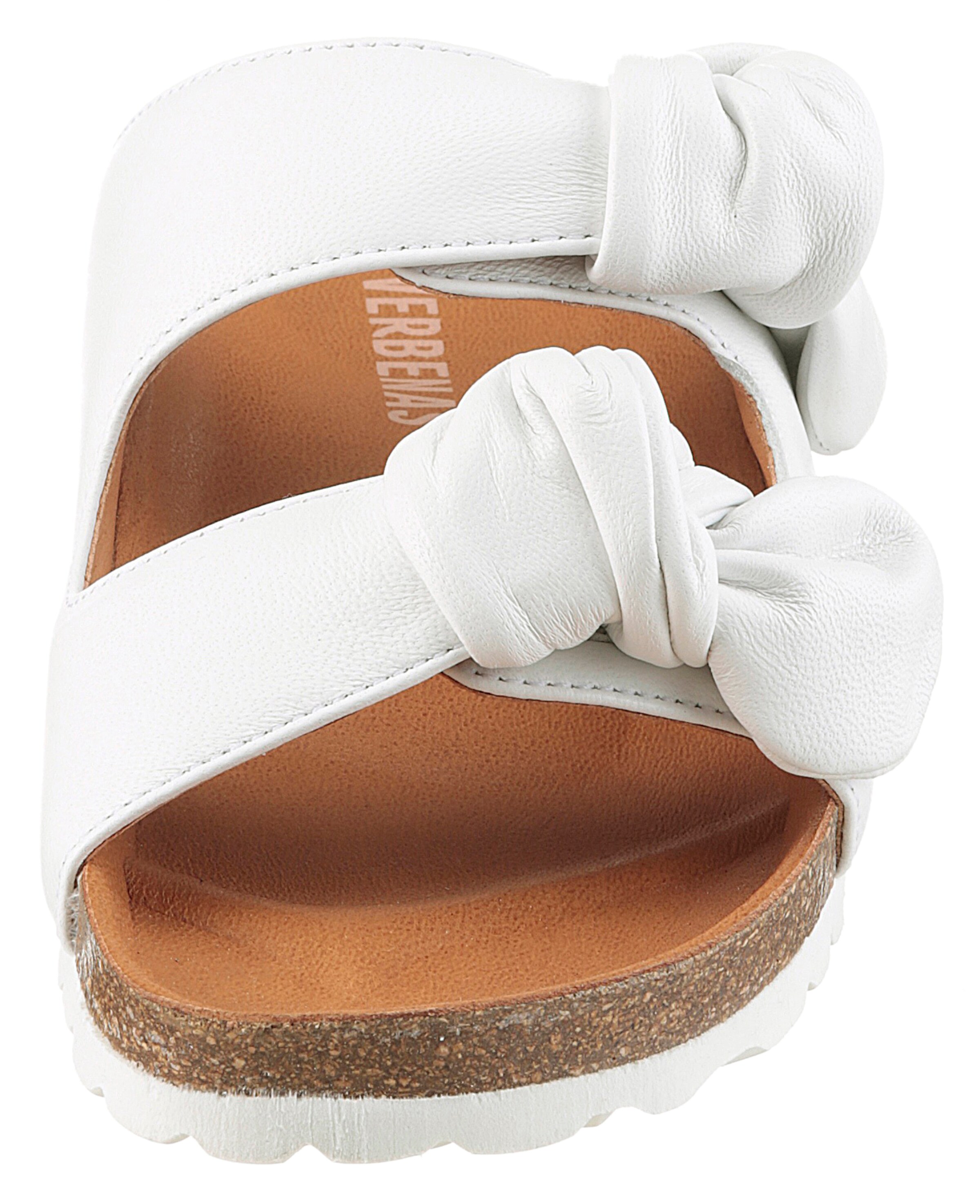 VERBENAS Mules in White