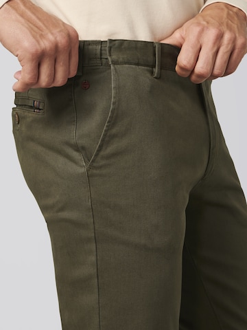 Meyer Hosen Regular Chino Pants 'Oslo' in Green