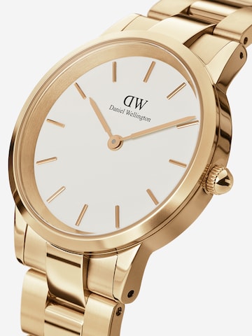 Daniel Wellington Analog Watch 'Iconic Link G White' in Gold